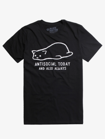 i feel antisocial shirt